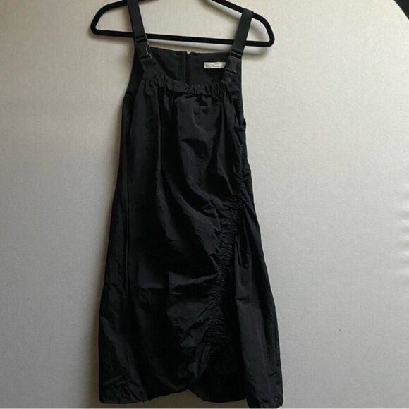 Oak + Fort Nylon ruched mini dress Sz S - Picture 1 of 8